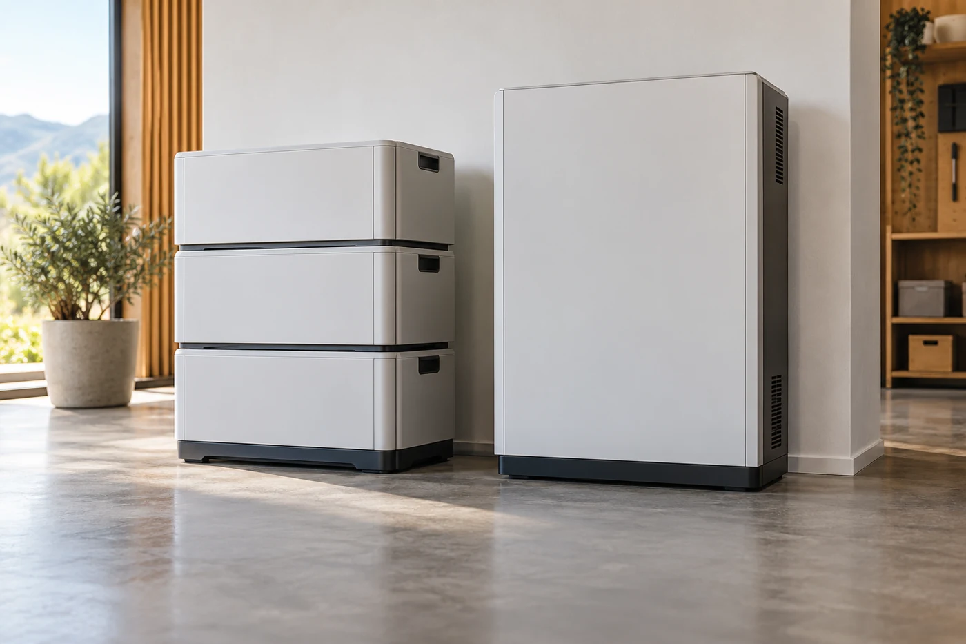 Modularer Batteriespeicher und geschlossener Speicherschrank